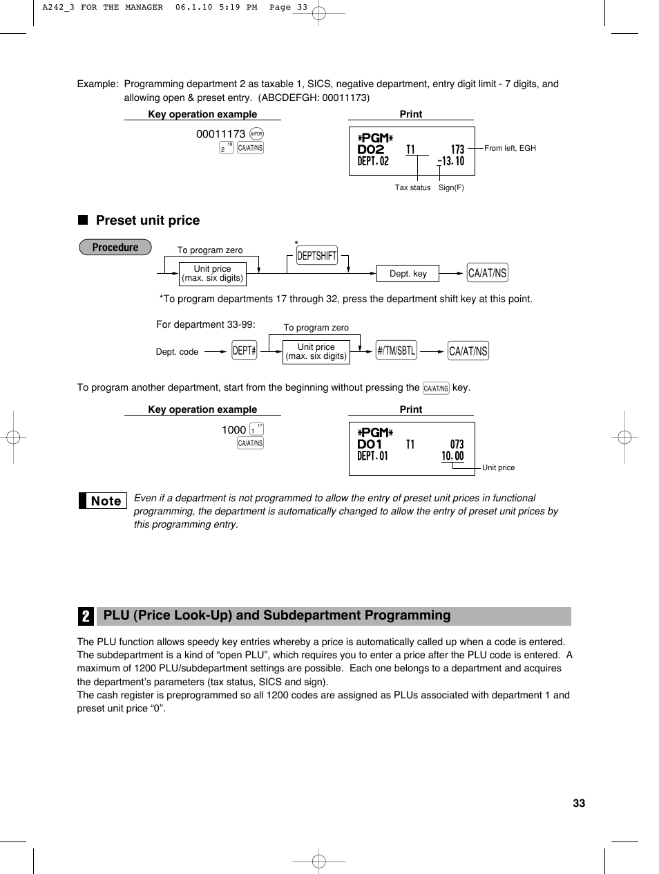 Sharp ER-A242 User Manual | Page 35 / 72