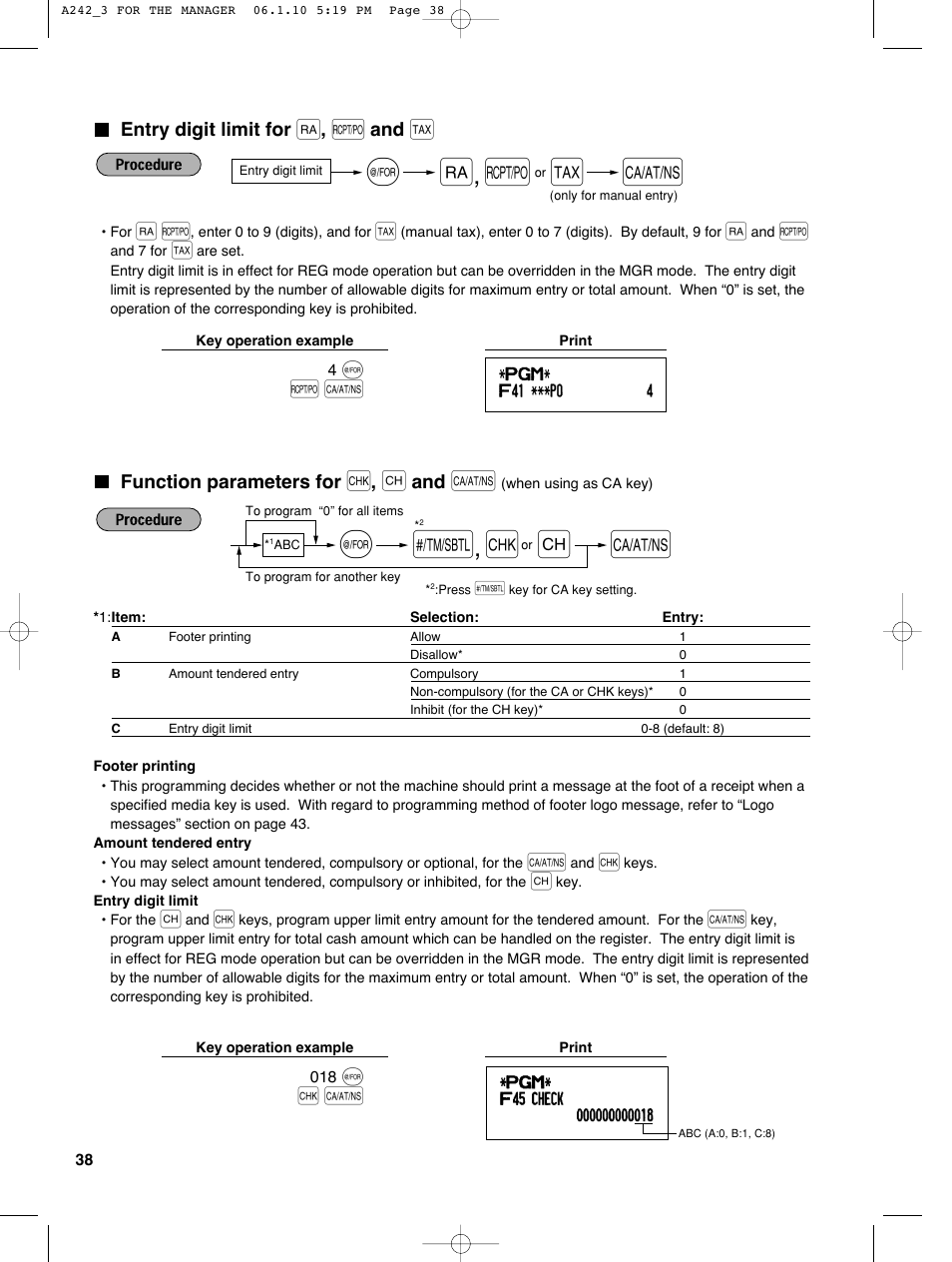 A@ r | Sharp ER-A242 User Manual | Page 40 / 72