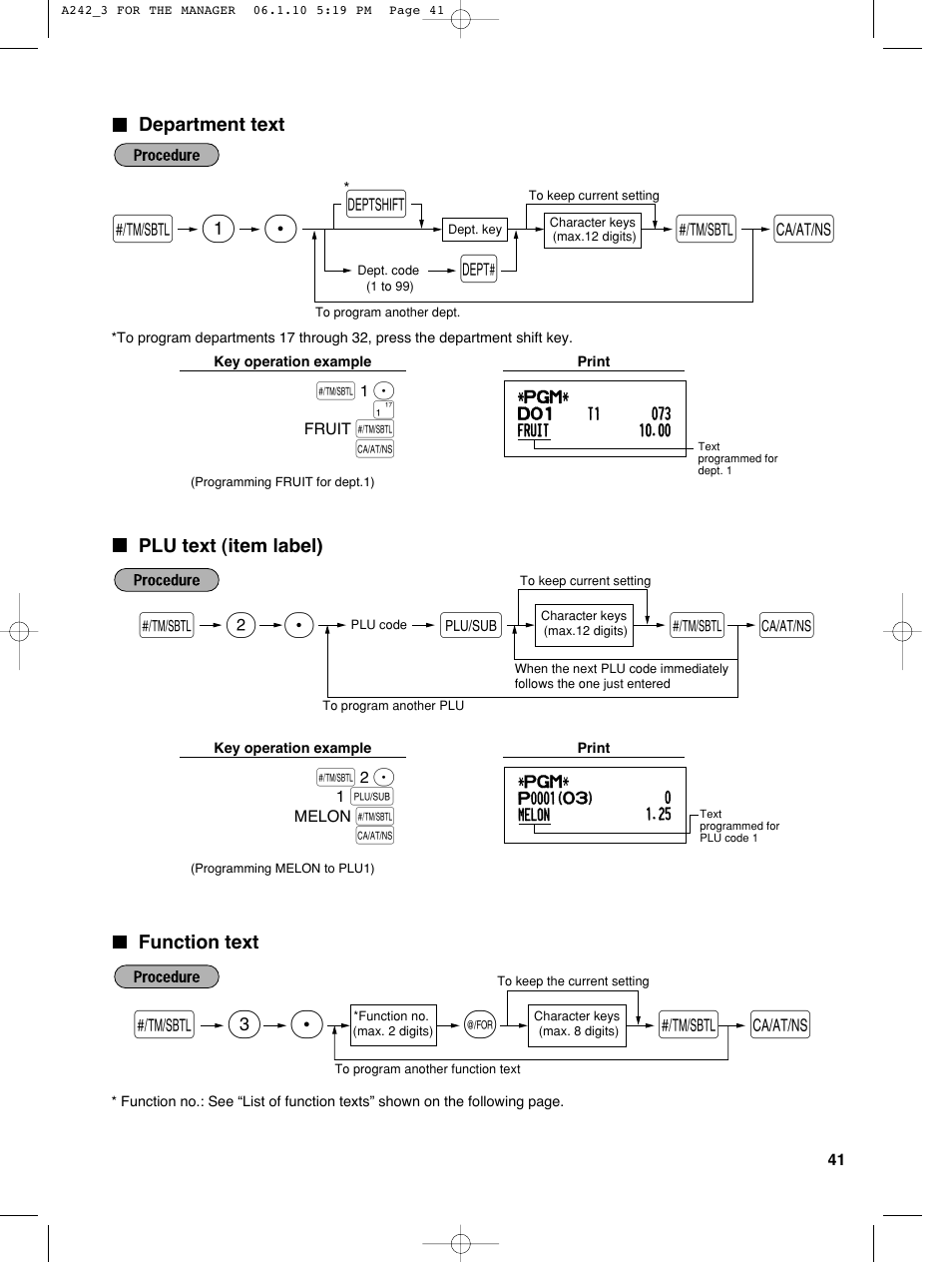 S 1 p d s, Sp 3, Sp 2 p | Sharp ER-A242 User Manual | Page 43 / 72