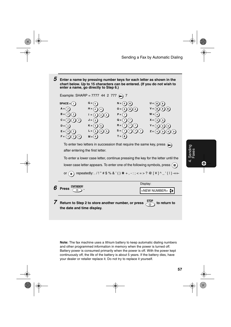 Sharp UX-A255 User Manual | Page 59 / 112
