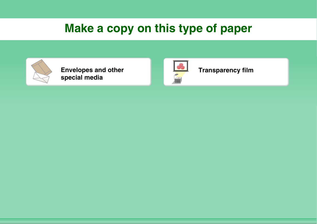 Make a copy on, This type of paper, Make a copy on this type of paper | Sharp MX-C401 User Manual | Page 158 / 849