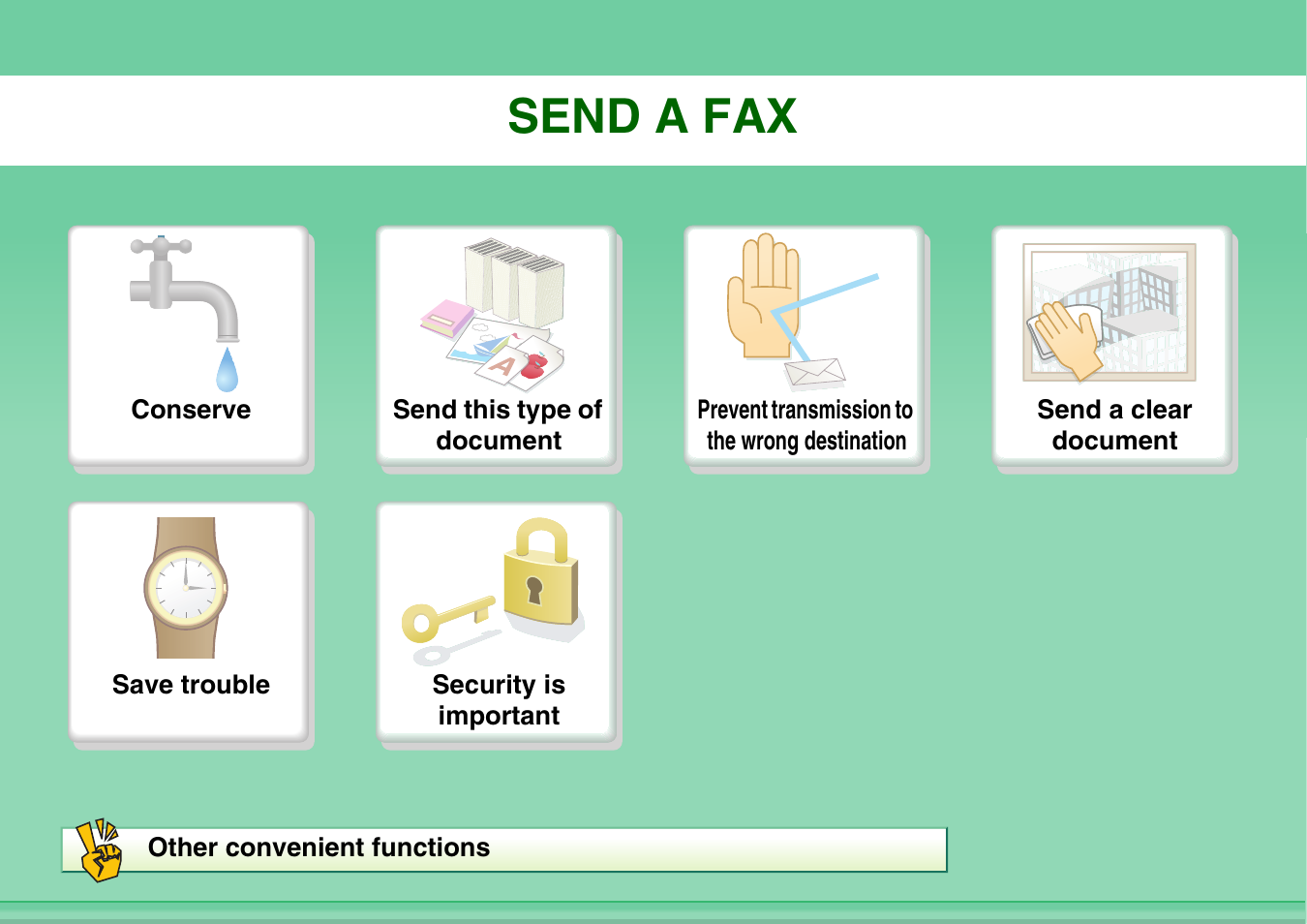 Send a fax | Sharp MX-C401 User Manual | Page 170 / 849