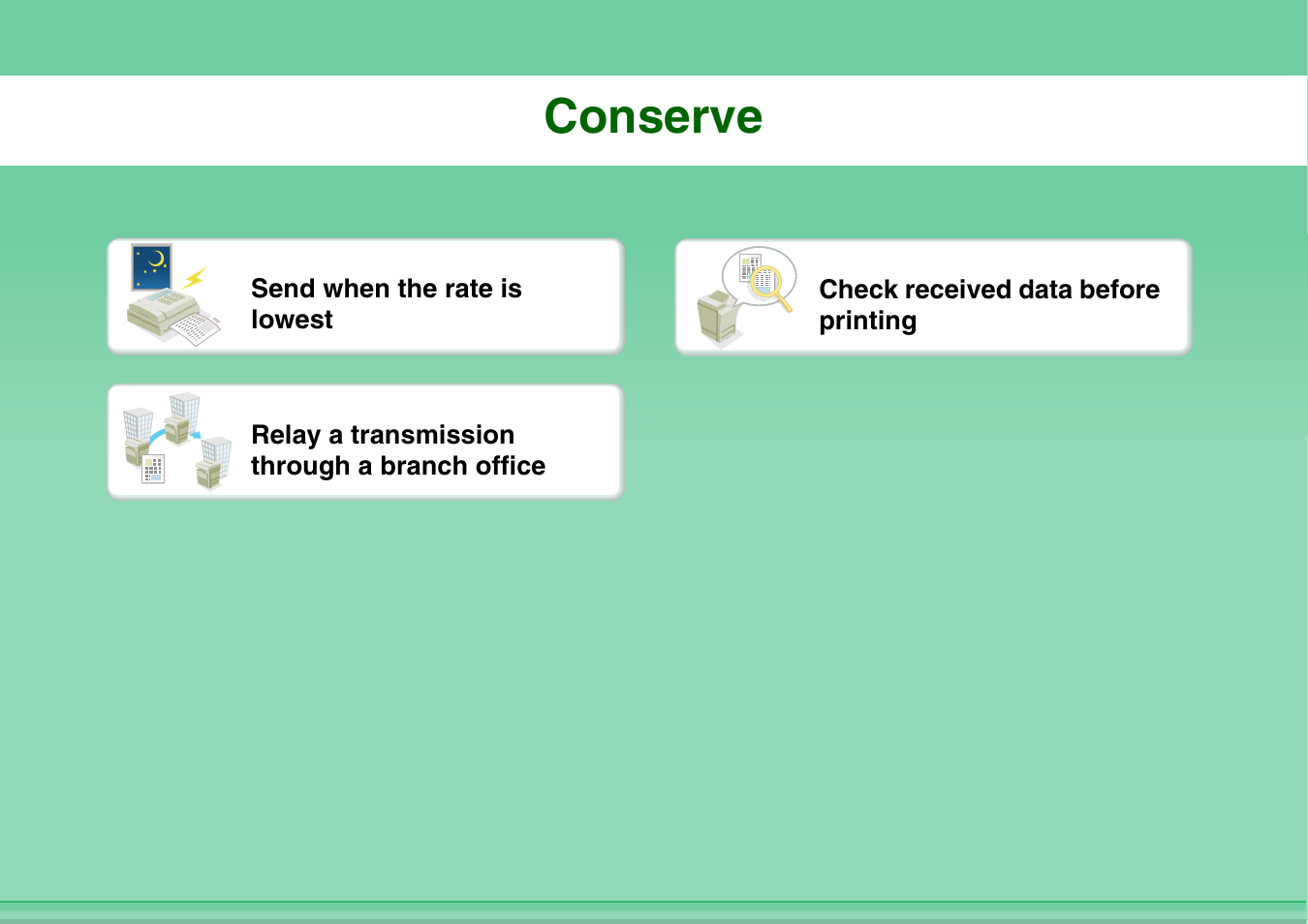 Conserve | Sharp MX-C401 User Manual | Page 171 / 849