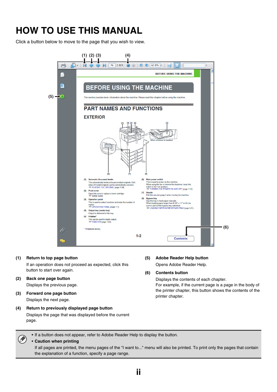 How to use this manual | Sharp MX-C401 User Manual | Page 189 / 849