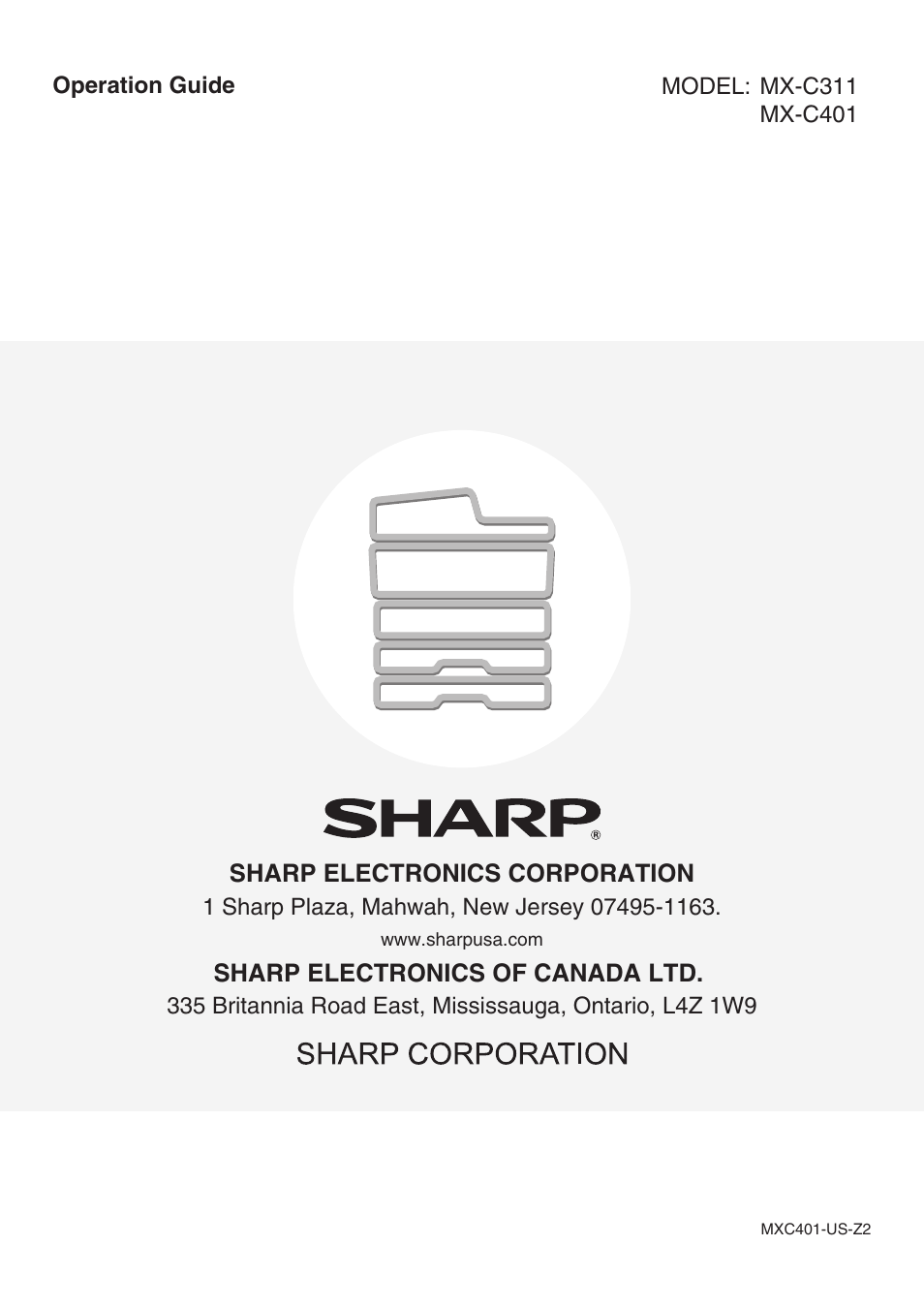 Sharp MX-C401 User Manual | Page 849 / 849