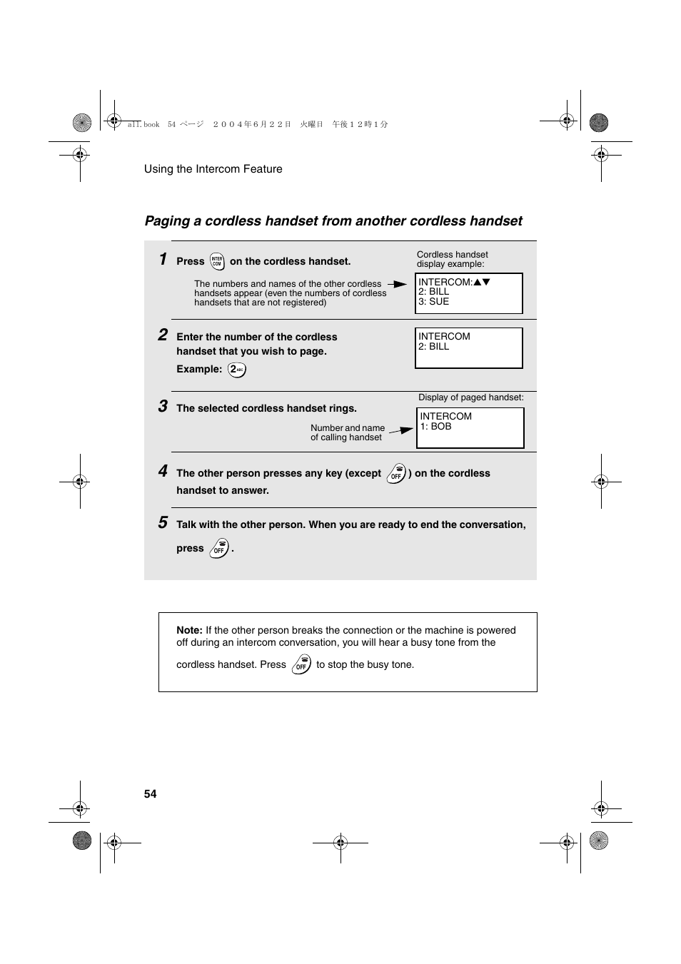 Sharp UX-CD600 User Manual | Page 56 / 156