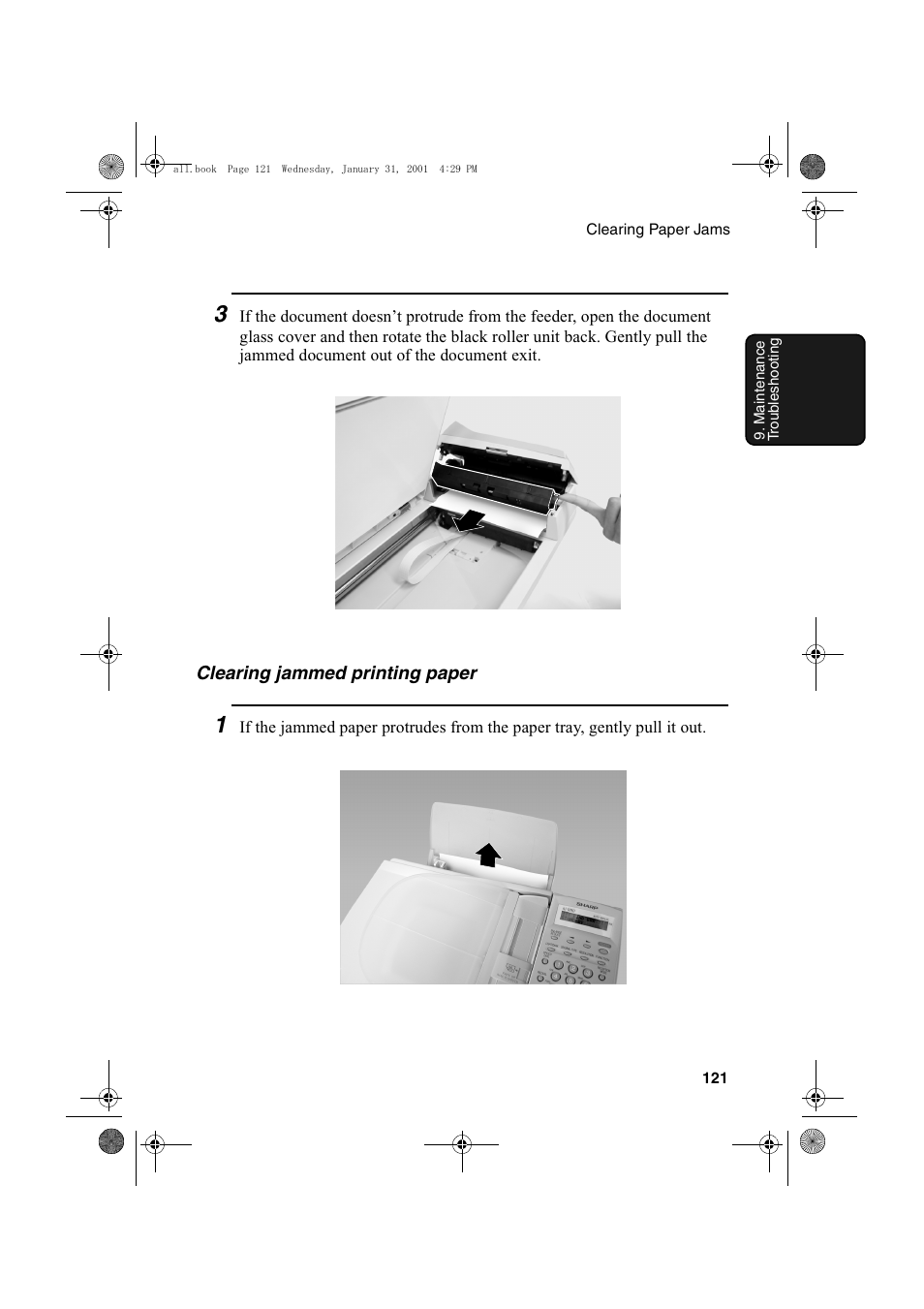 Sharp COLORINKJET AJ-5030 User Manual | Page 123 / 140