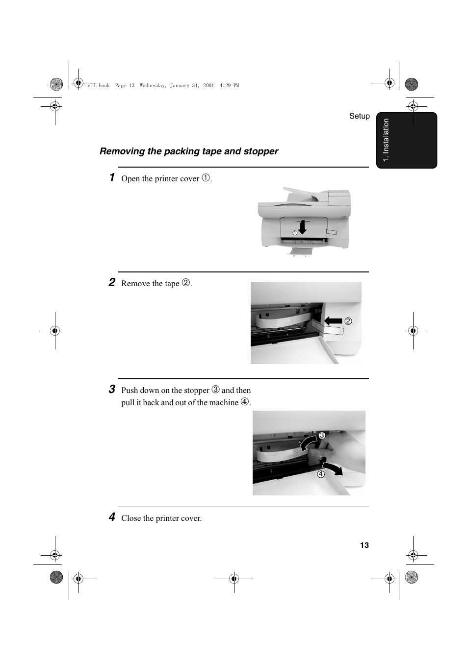 Sharp COLORINKJET AJ-5030 User Manual | Page 15 / 140