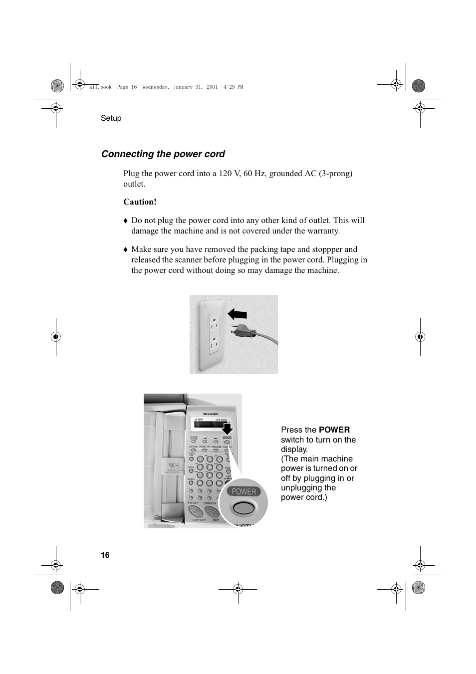 Sharp COLORINKJET AJ-5030 User Manual | Page 18 / 140