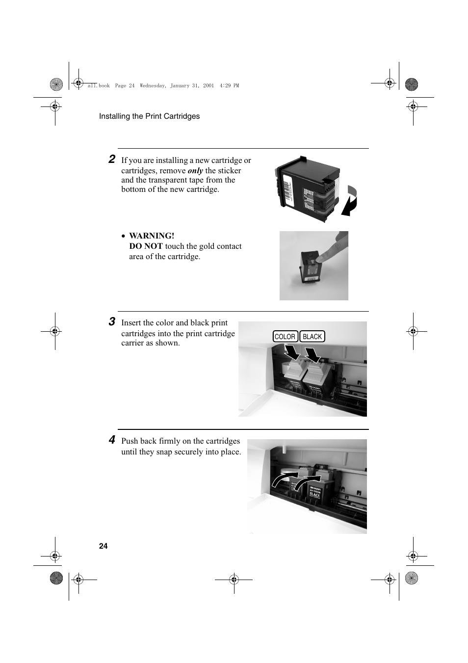 Sharp COLORINKJET AJ-5030 User Manual | Page 26 / 140