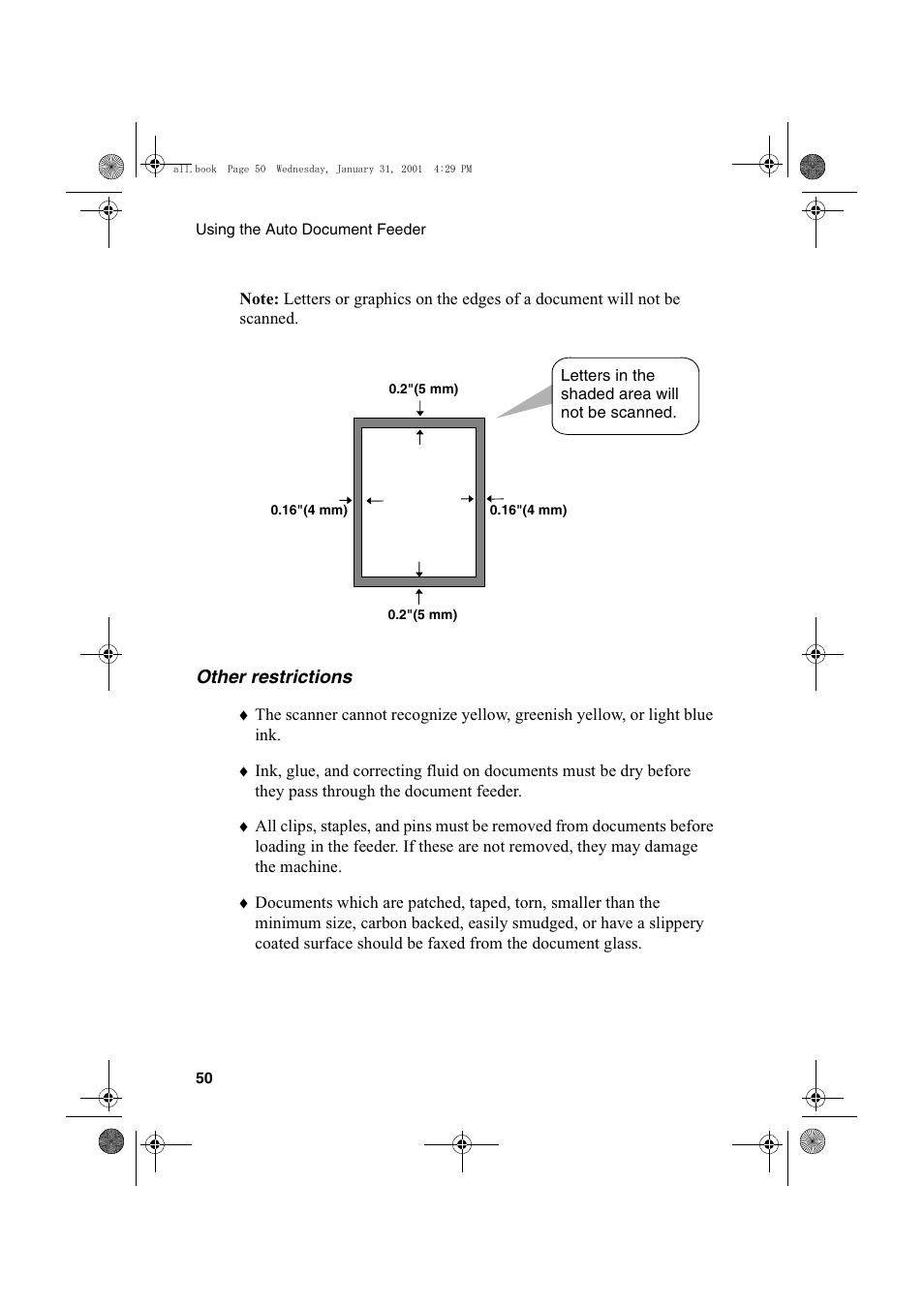 Sharp COLORINKJET AJ-5030 User Manual | Page 52 / 140