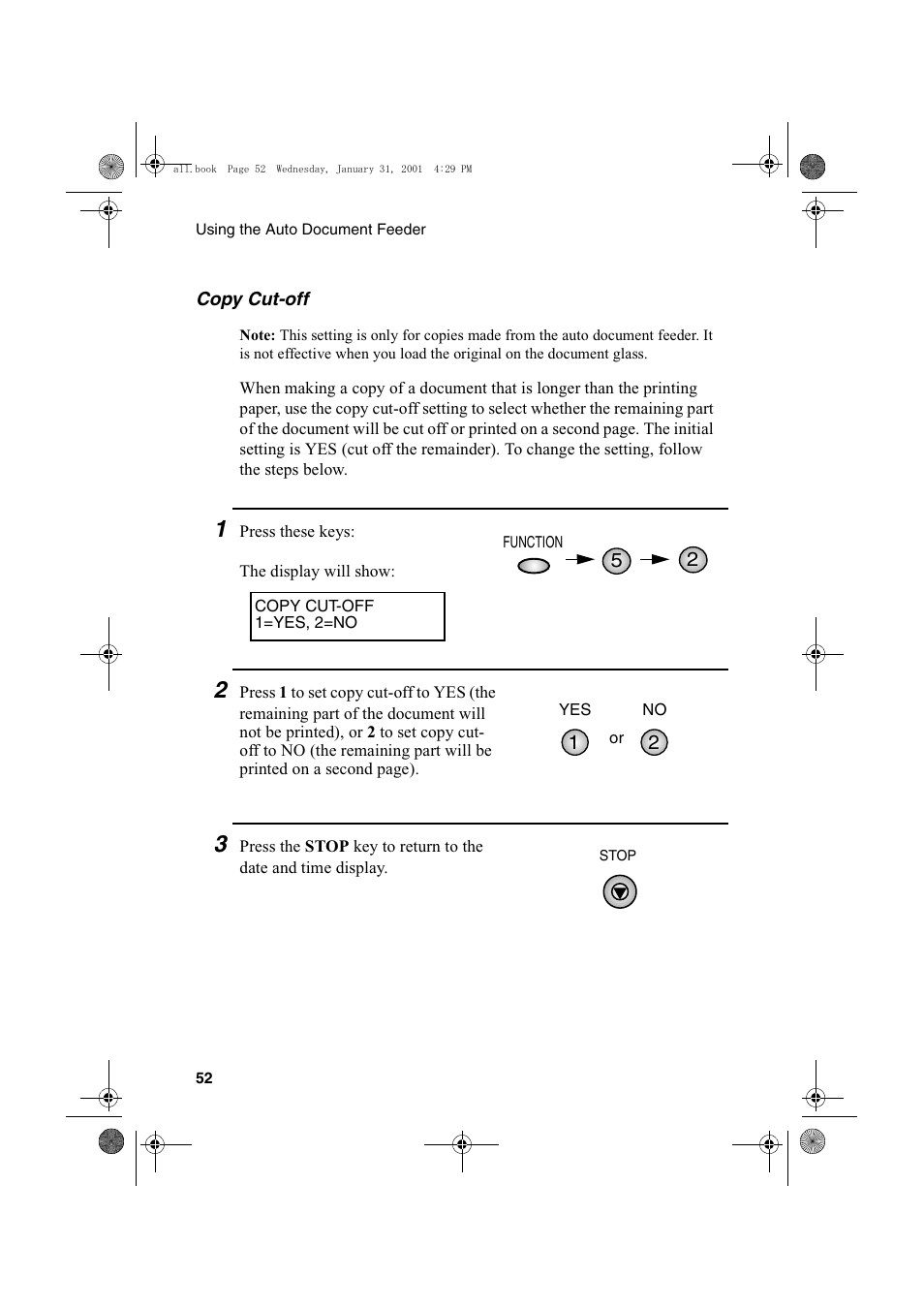 Sharp COLORINKJET AJ-5030 User Manual | Page 54 / 140