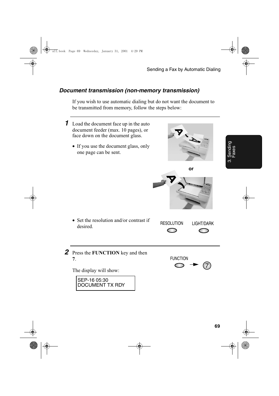 Sharp COLORINKJET AJ-5030 User Manual | Page 71 / 140