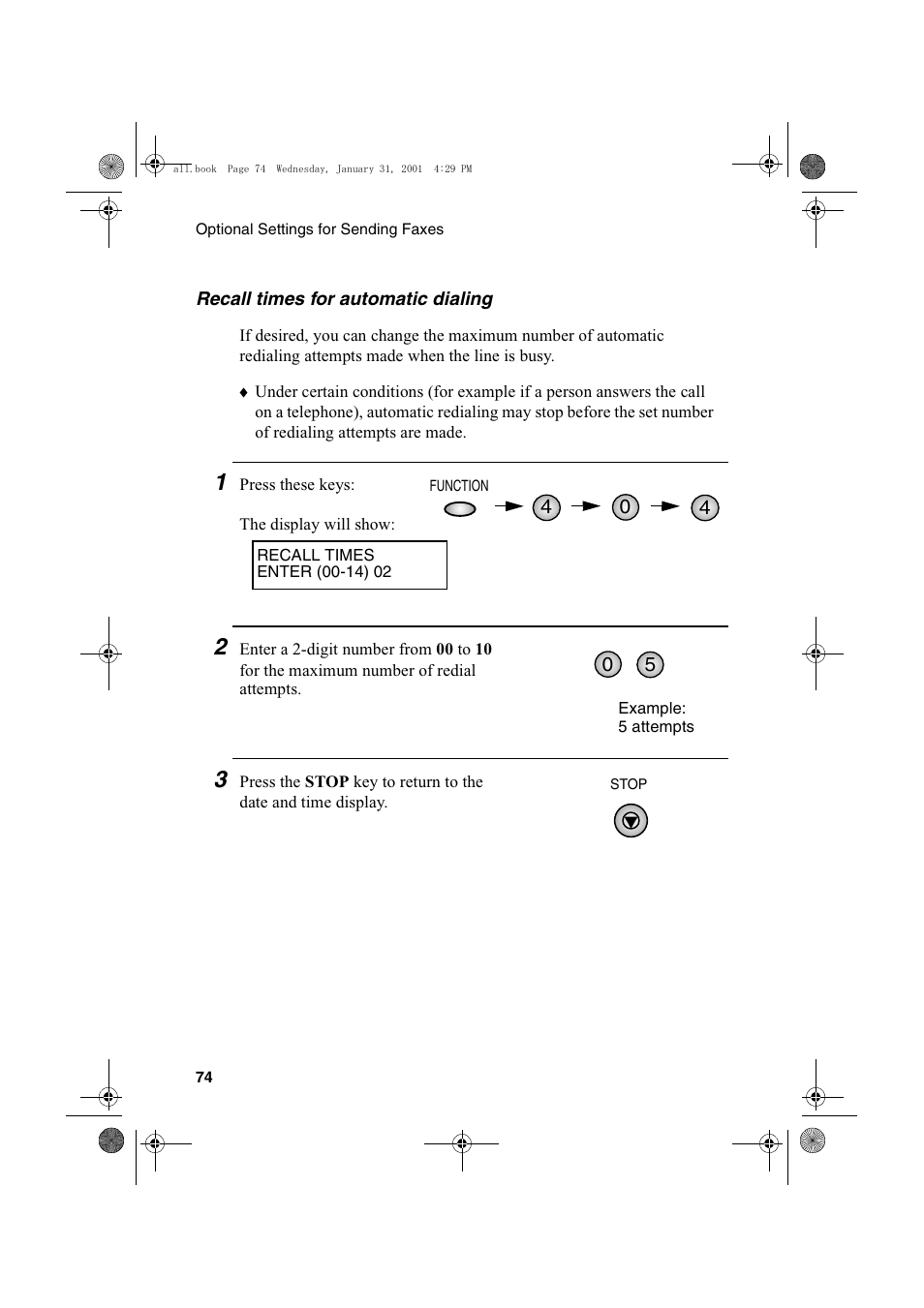 Sharp COLORINKJET AJ-5030 User Manual | Page 76 / 140