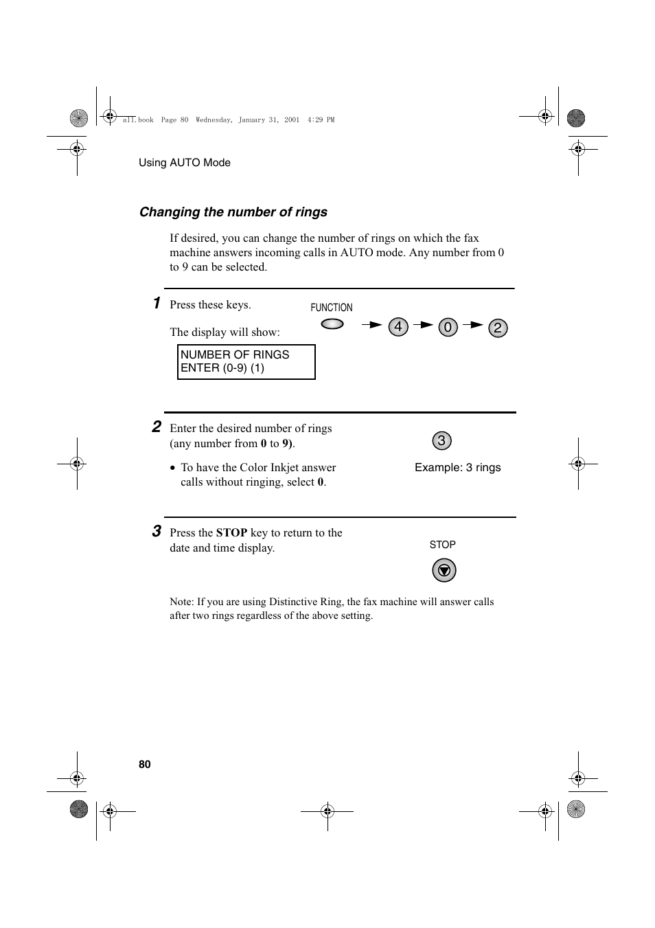 Sharp COLORINKJET AJ-5030 User Manual | Page 82 / 140