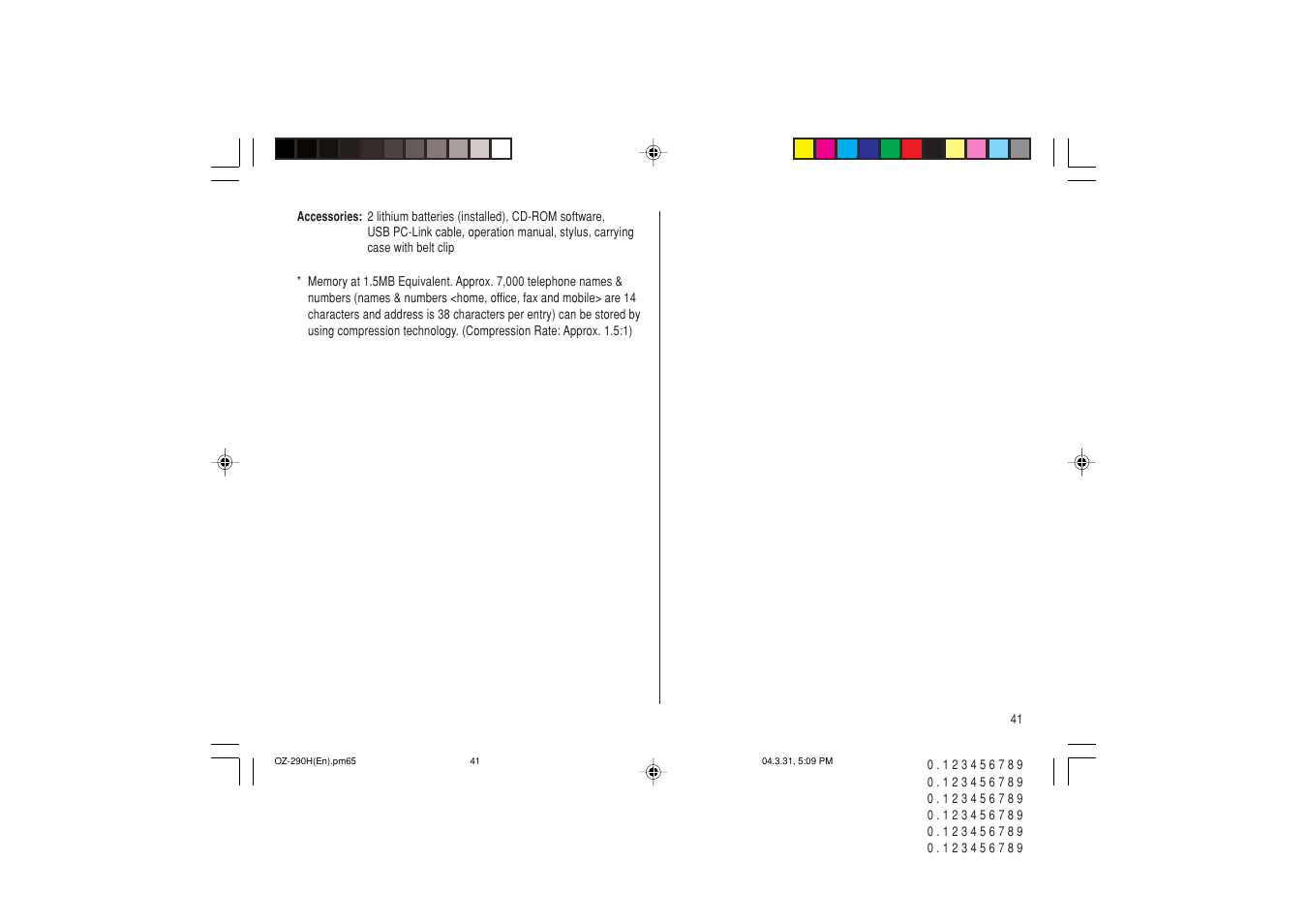 Sharp OZ-290H User Manual | Page 43 / 76