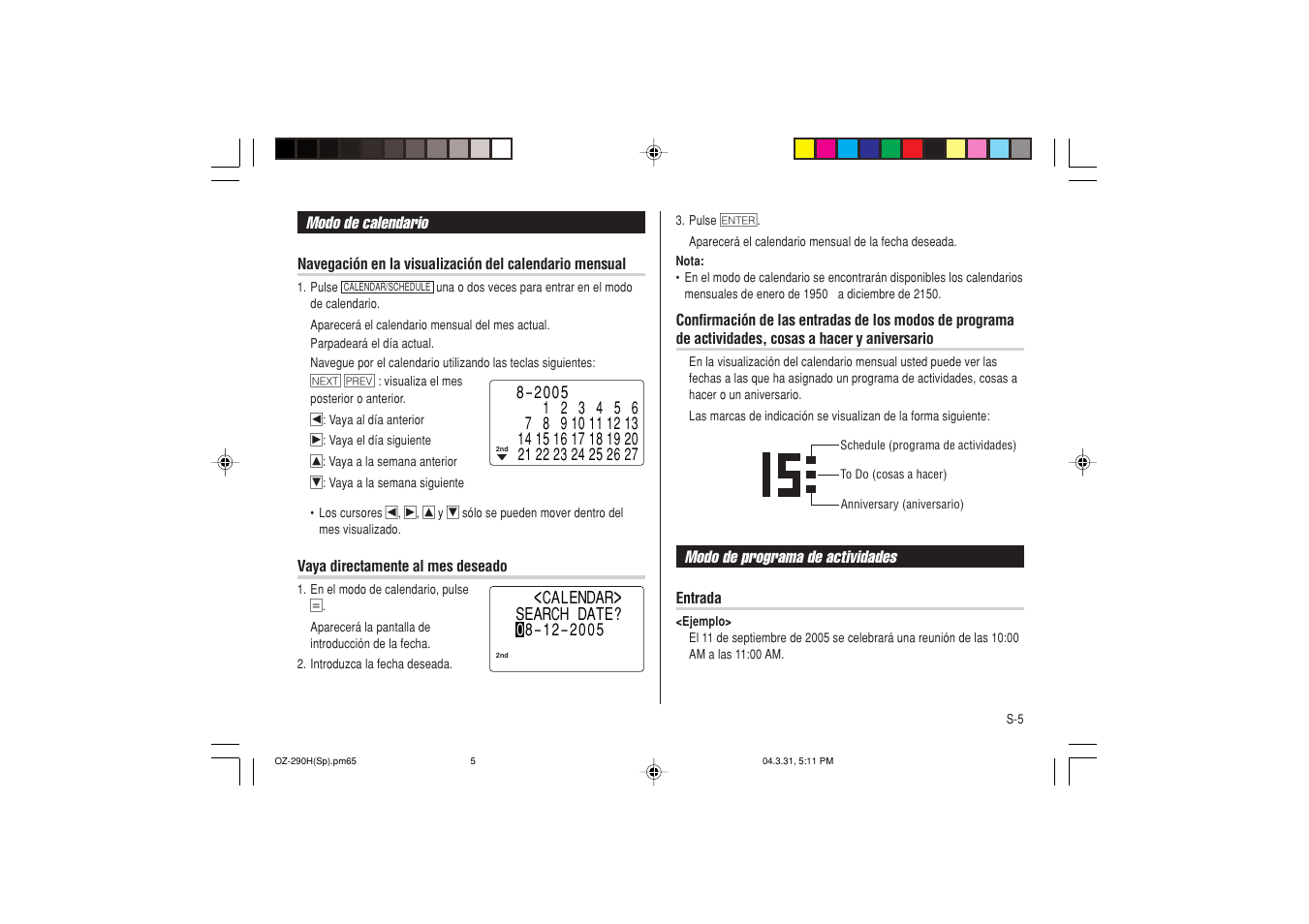 Sharp OZ-290H User Manual | Page 51 / 76