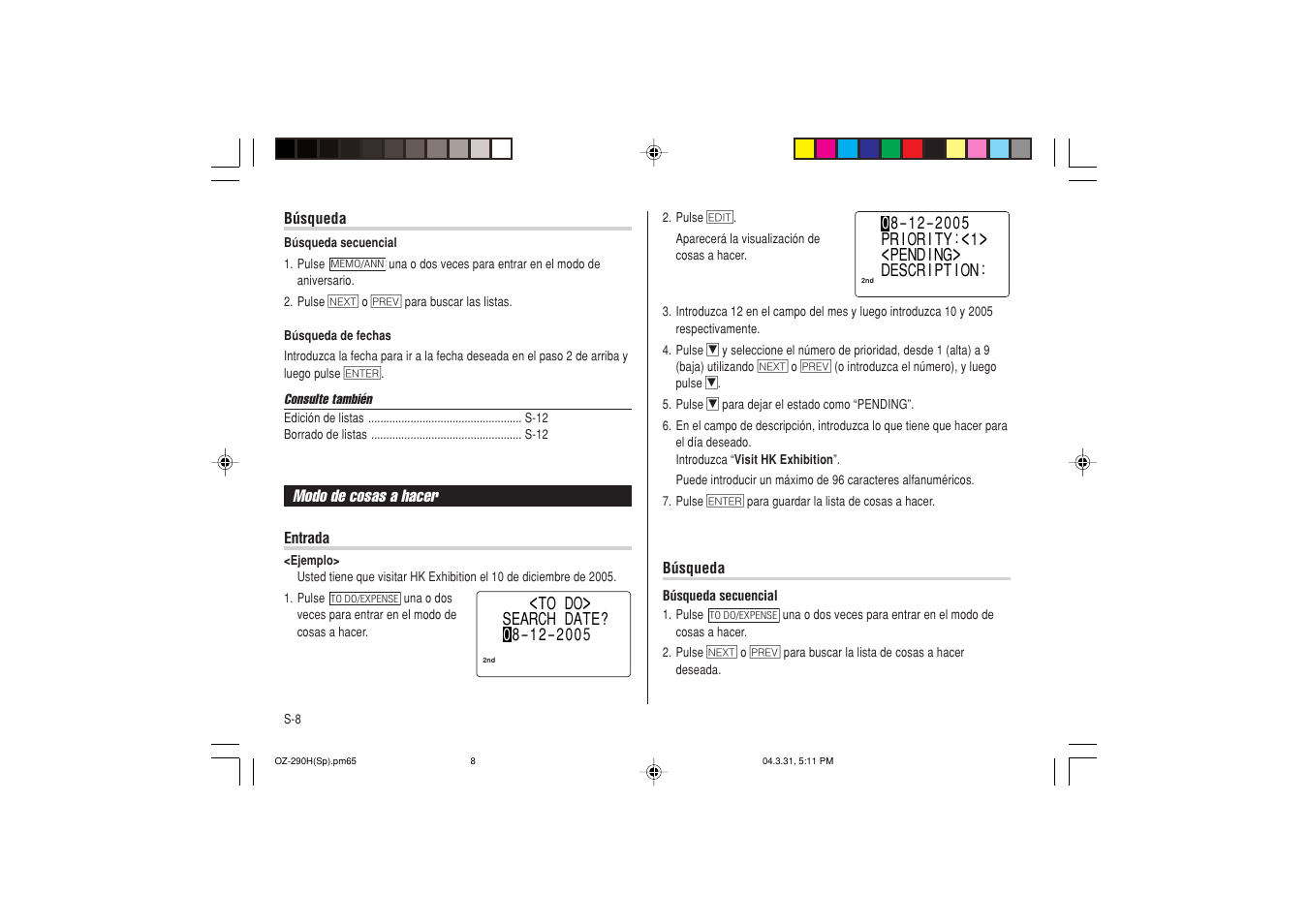 Sharp OZ-290H User Manual | Page 54 / 76