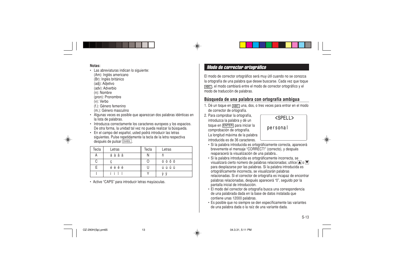 Sharp OZ-290H User Manual | Page 59 / 76