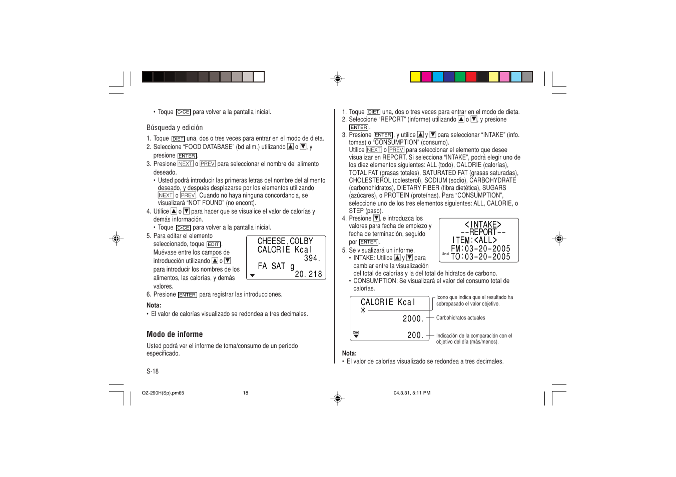 Sharp OZ-290H User Manual | Page 64 / 76