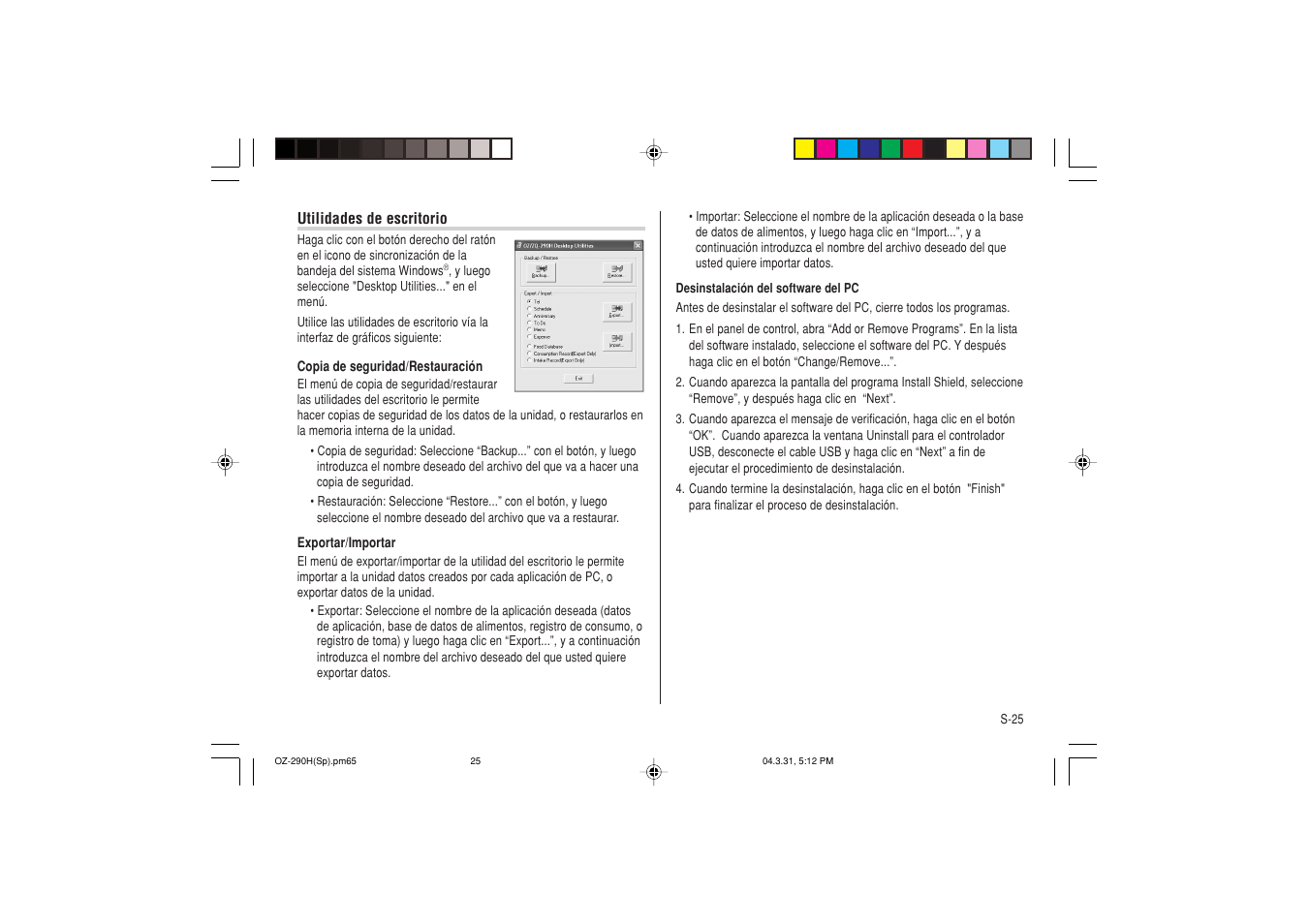 Sharp OZ-290H User Manual | Page 71 / 76