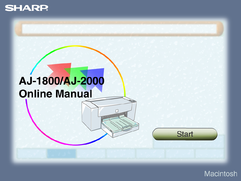 Sharp AJ-1800 User Manual | 56 pages