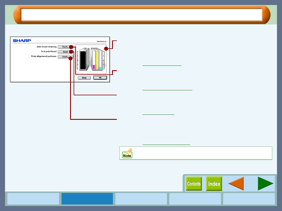 Maintenance" dialog box | Sharp AJ-1800 User Manual | Page 19 / 56