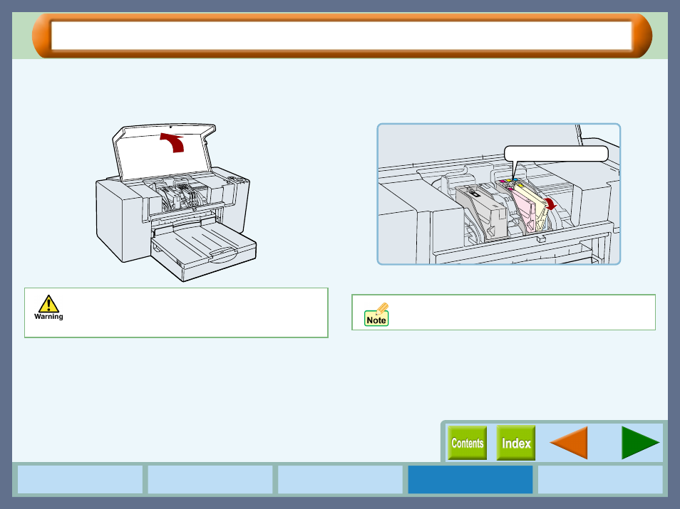 Changing ink tank, Changing ink tank (part 1) | Sharp AJ-1800 User Manual | Page 32 / 56