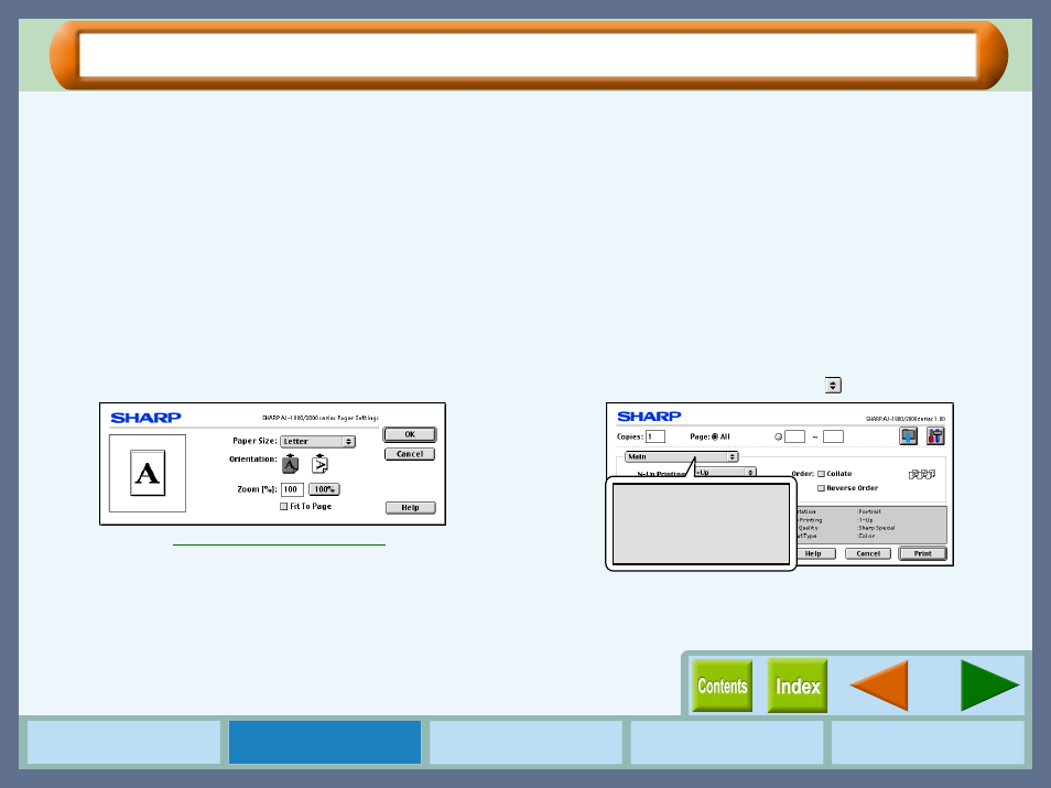 Outline of the printer driver, Printer properties | Sharp AJ-1800 User Manual | Page 4 / 56