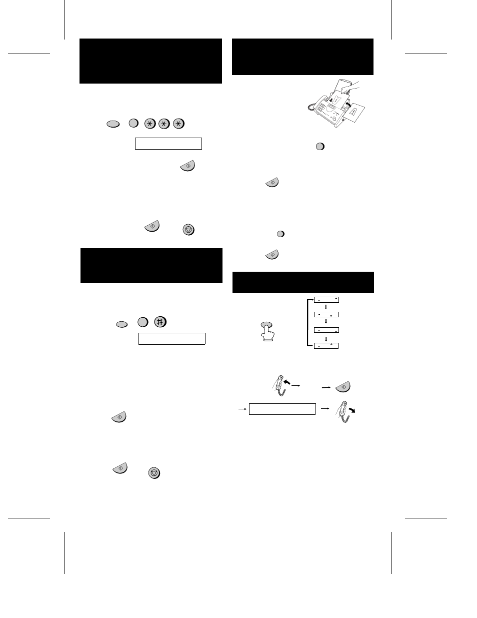 Setting the date and time, Storing and clearing numbers for auto dialling, Sending documents | Receiving documents | Sharp UX-470 User Manual | Page 145 / 151