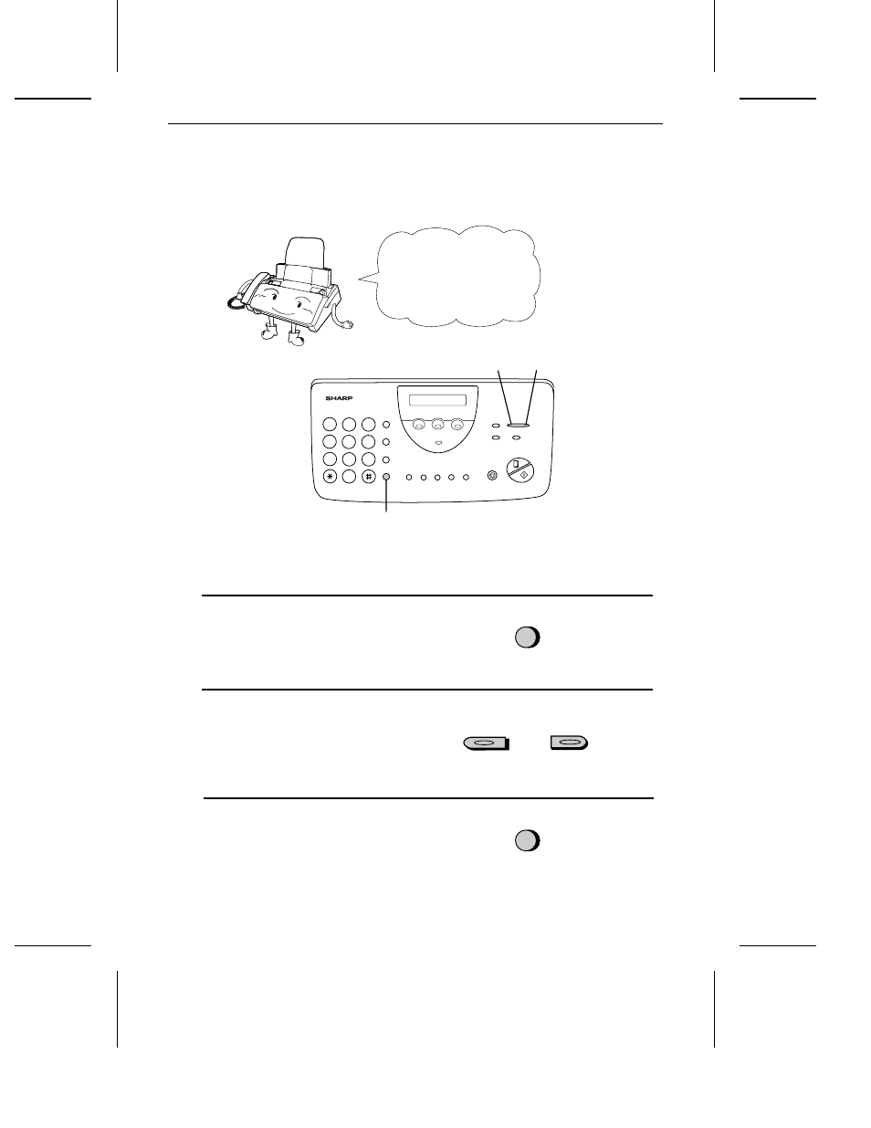 Volume adjustment | Sharp UX-470 User Manual | Page 36 / 151