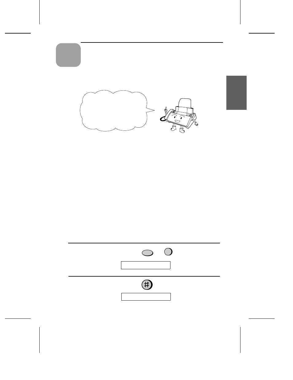 Using the answering machine, Recording an outgoing message | Sharp UX-470 User Manual | Page 38 / 151