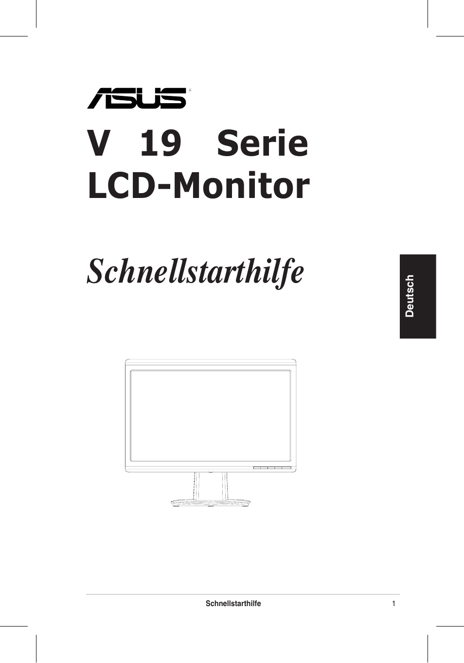 Vh192 serie lcd-monitor schnellstarthilfe | Asus VH192 User Manual | Page 13 / 157