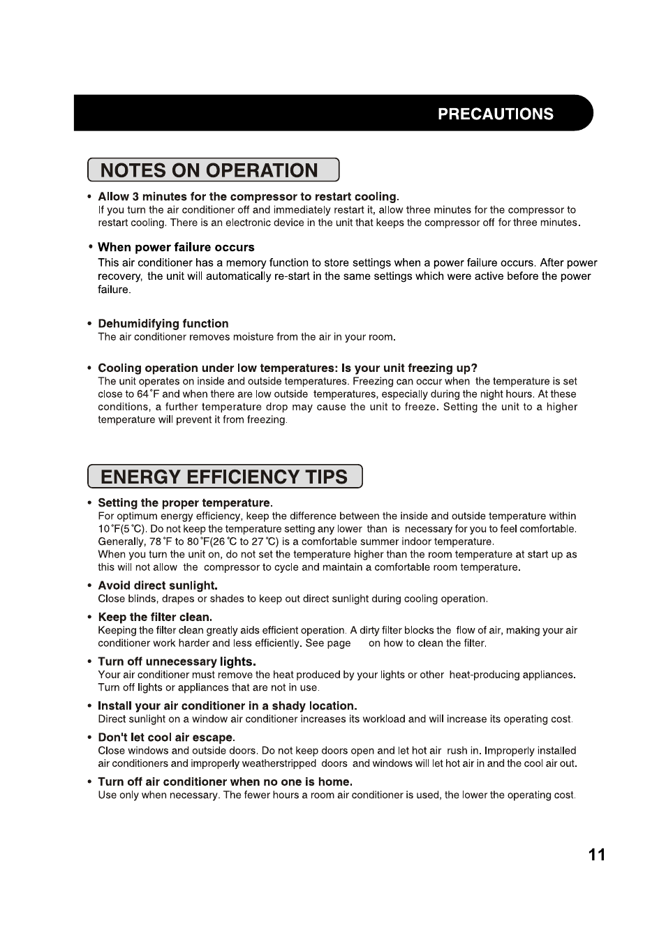 Sharp AF-Q100PX User Manual | Page 11 / 21