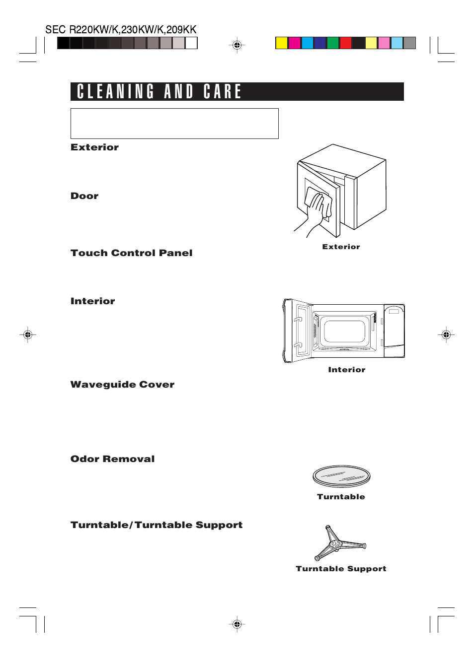 Sharp R-220K User Manual | Page 19 / 24