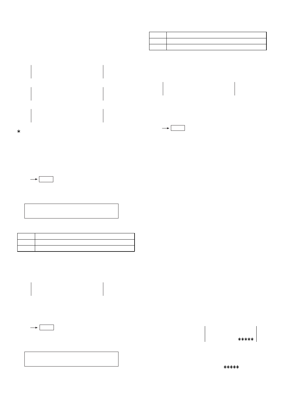 1 1 0 x, 1 1 1 x | Sharp ER-A440 User Manual | Page 27 / 52