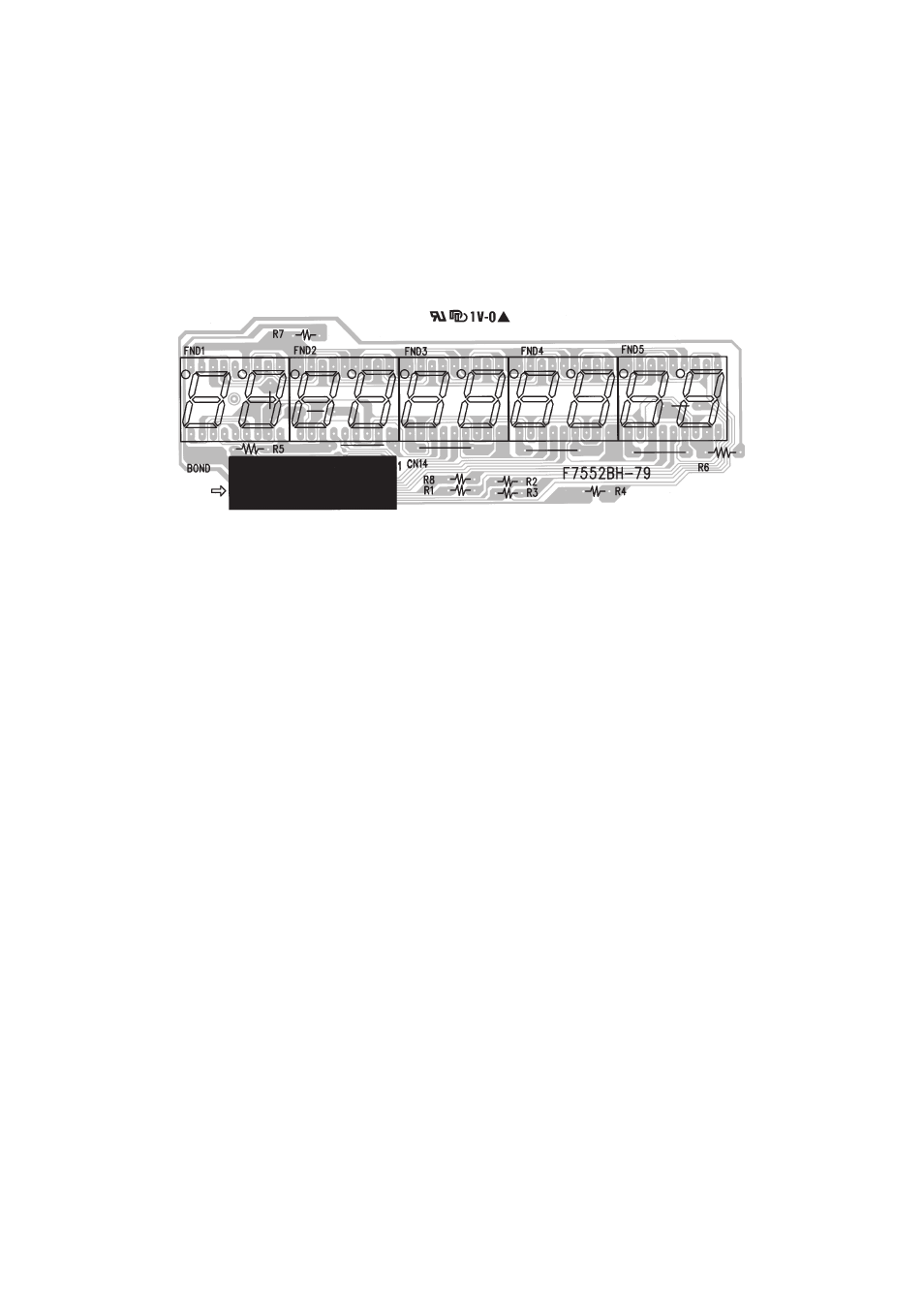 Front display pwb | Sharp ER-A440 User Manual | Page 47 / 52