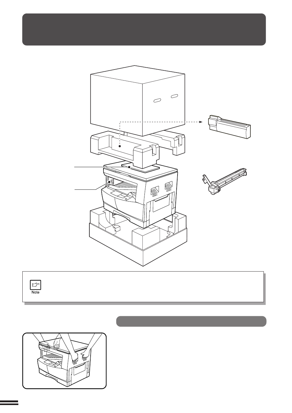 Checking packed components and accessories | Sharp AL-1610 User Manual | Page 12 / 47