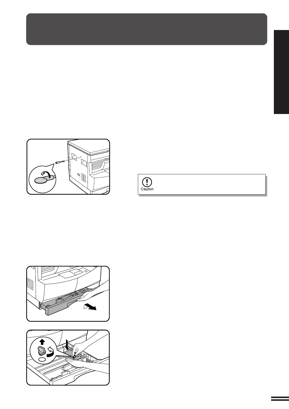 Set-up 1 | Sharp AL-1610 User Manual | Page 13 / 47
