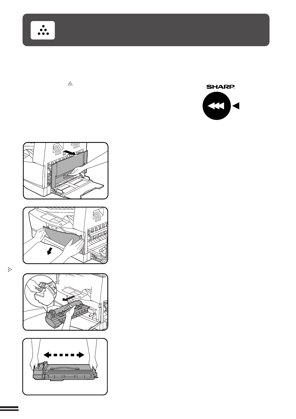 Td cartridge replacement | Sharp AL-1610 User Manual | Page 17 / 47