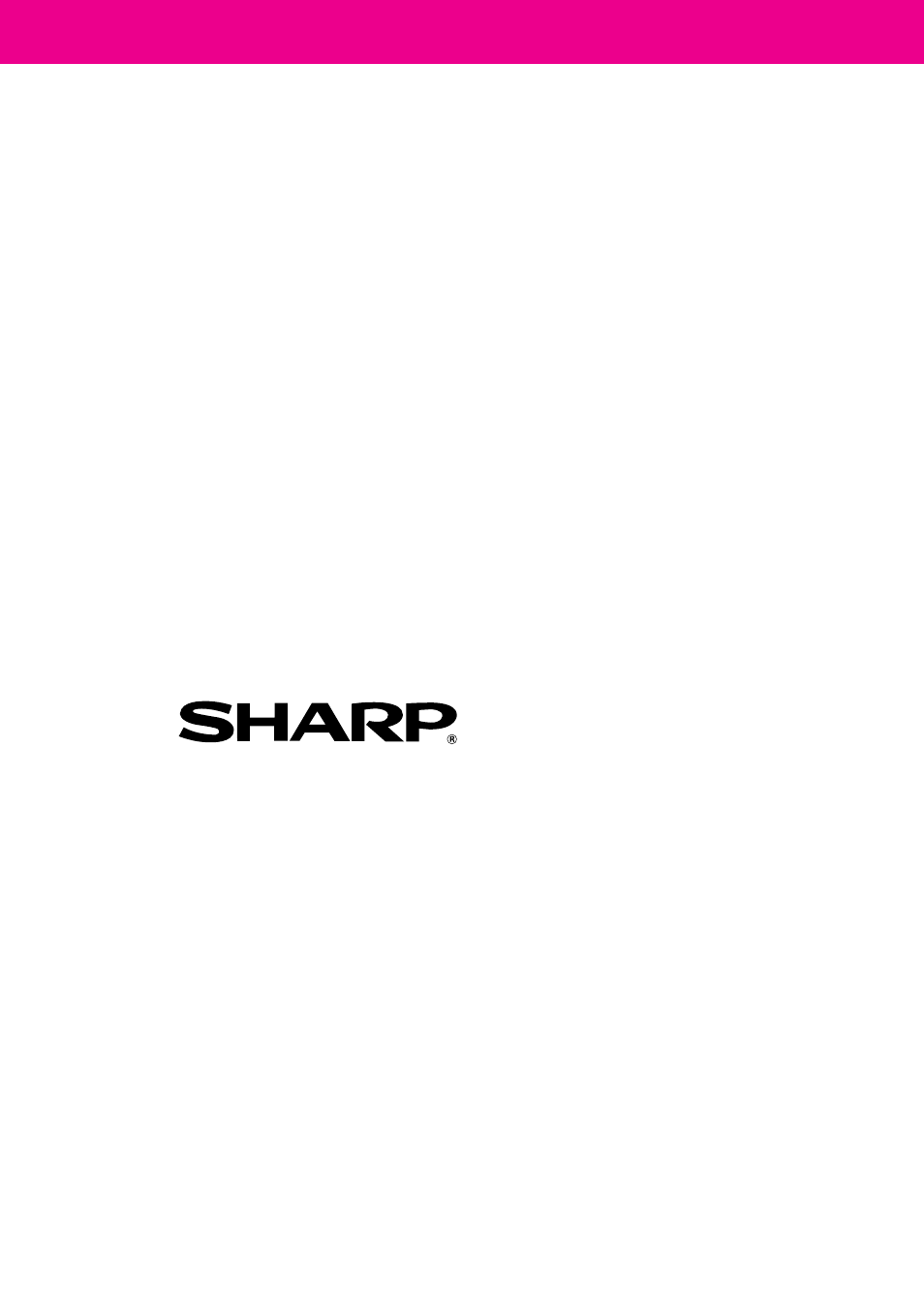 Sharp corporation | Sharp AL-1610 User Manual | Page 47 / 47
