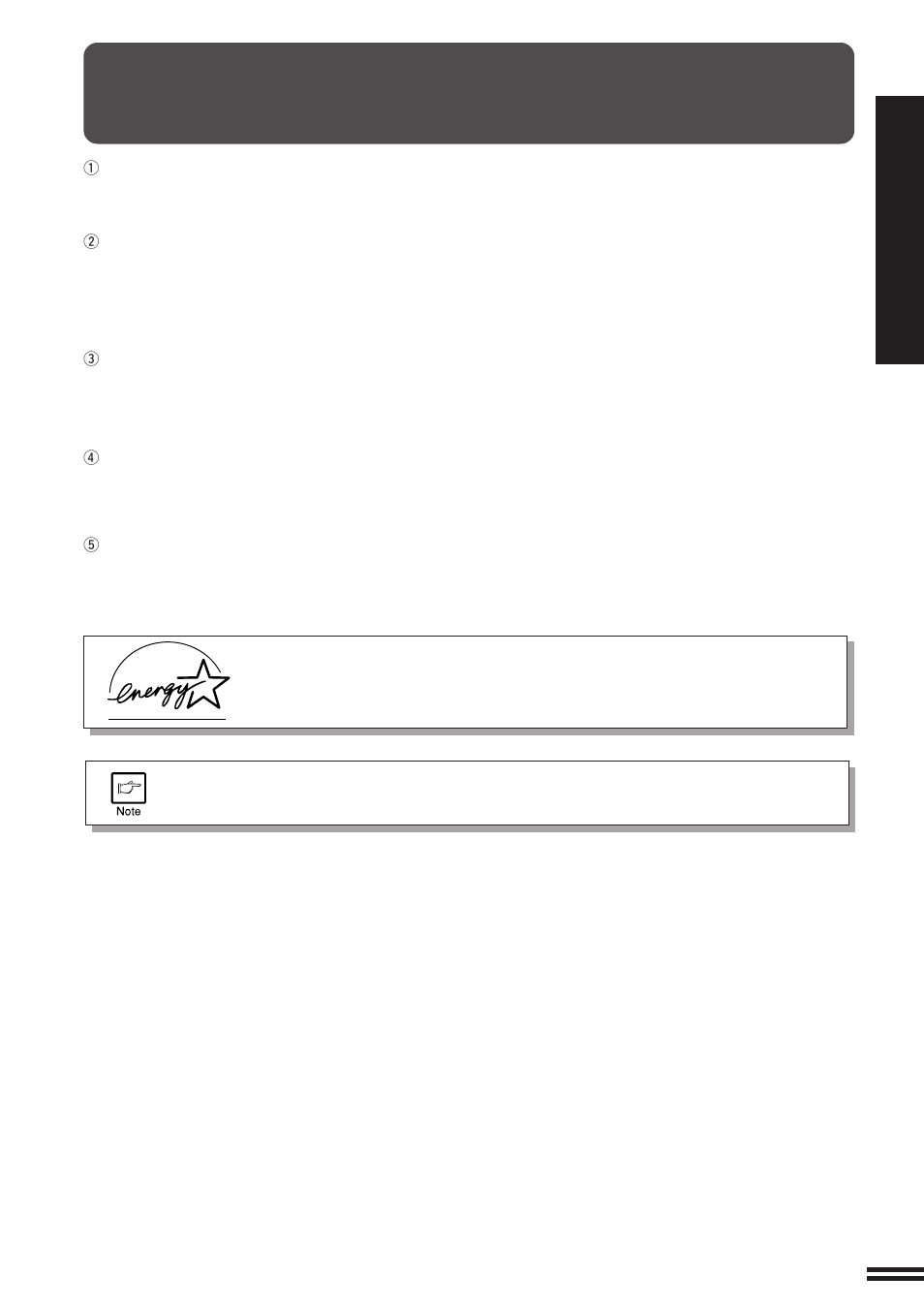Main features | Sharp AL-1610 User Manual | Page 5 / 47