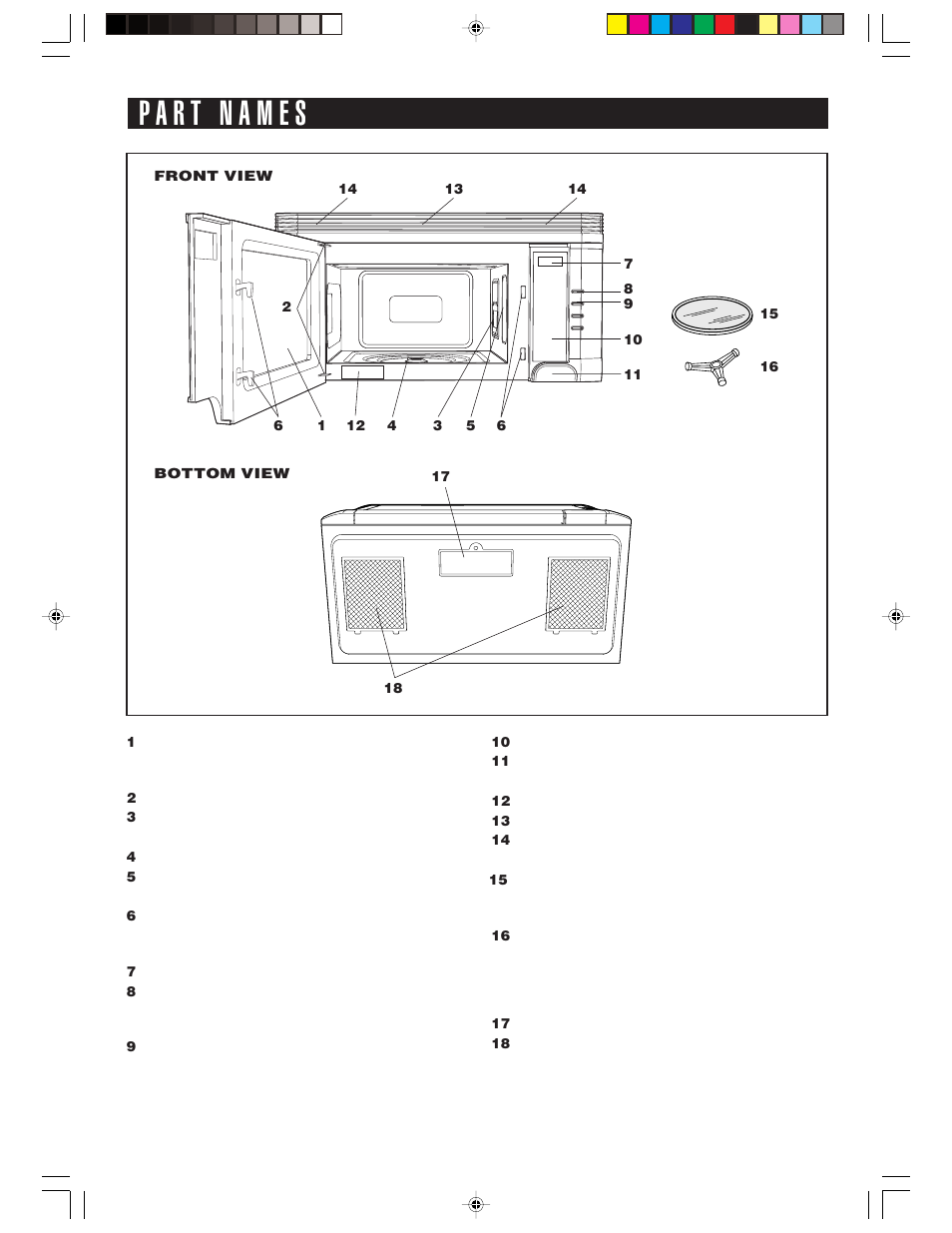 Sharp R-1514 User Manual | Page 18 / 40