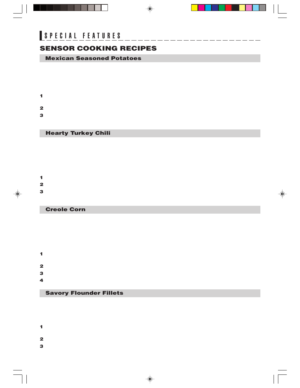 Sensor cooking recipes | Sharp R-1514 User Manual | Page 25 / 40