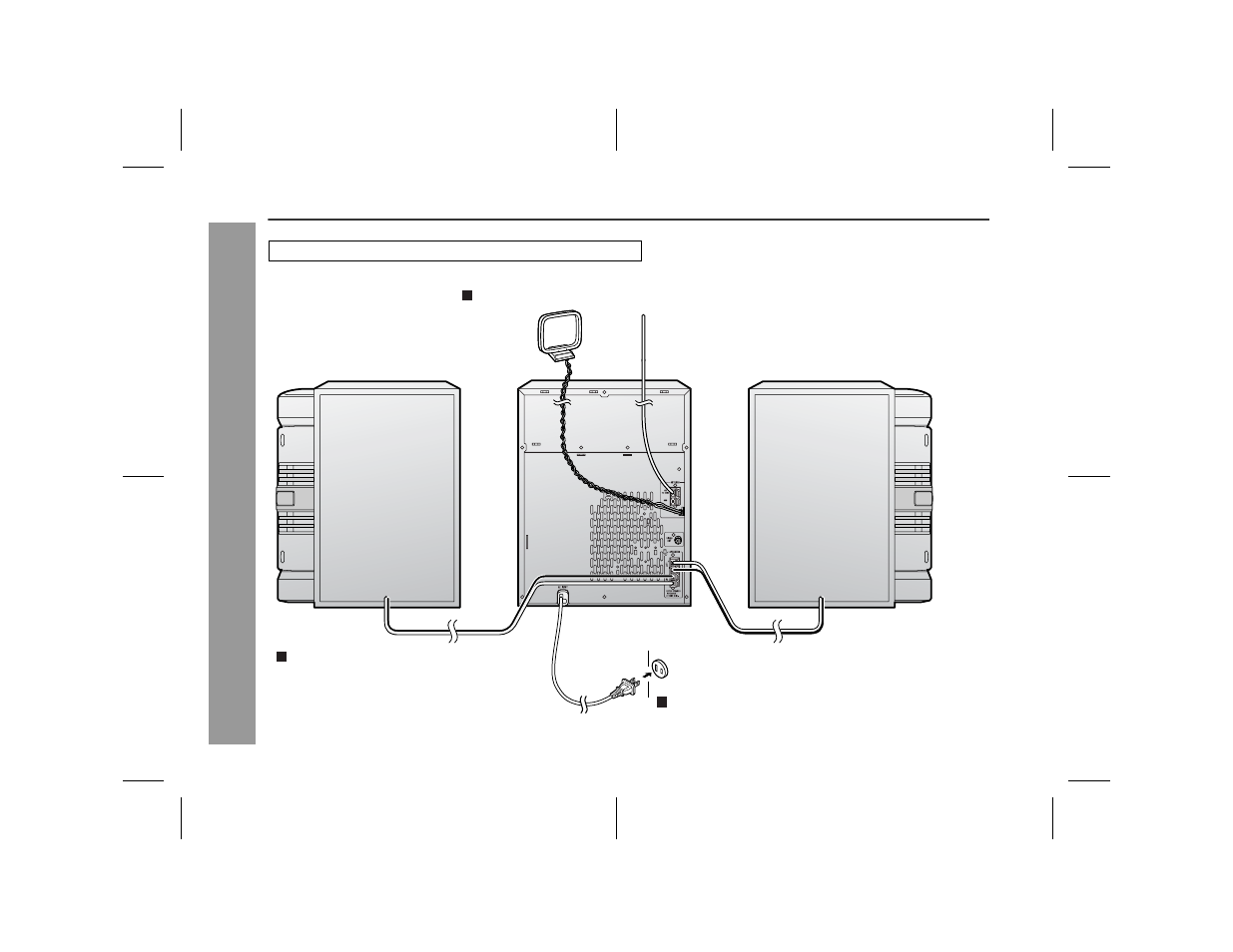 System connections | Sharp CD-ES66 User Manual | Page 10 / 36