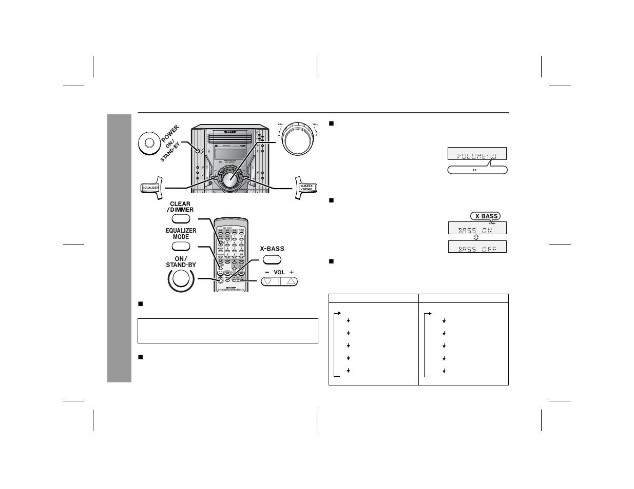 General control, Ba sic ope ration | Sharp CD-ES66 User Manual | Page 14 / 36