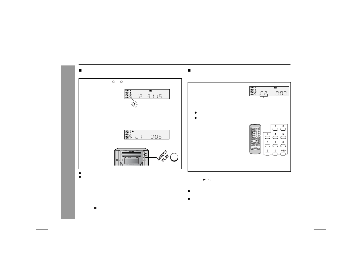 Cd p lay b a ck advanced cd playback | Sharp CD-ES66 User Manual | Page 18 / 36