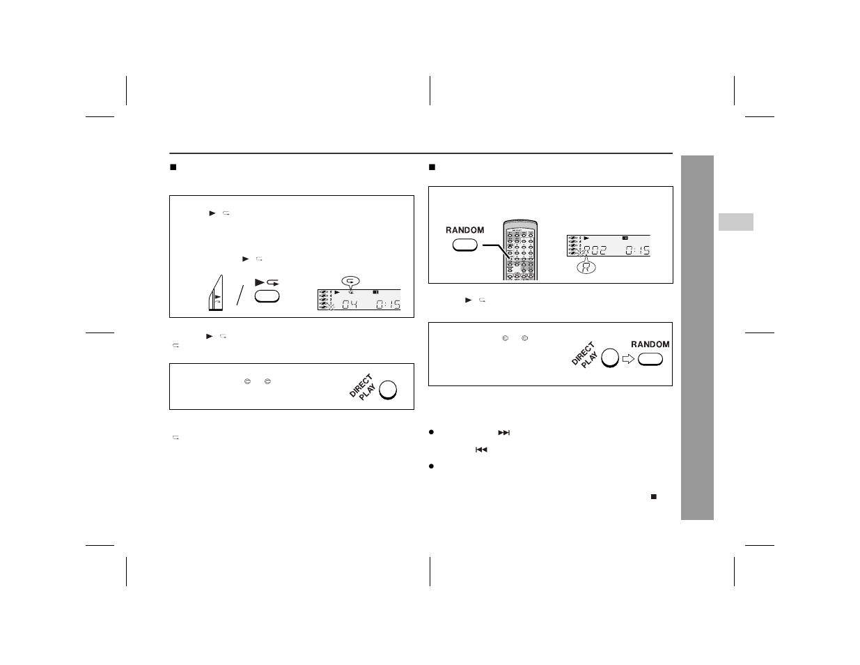 Cd p lay b a ck | Sharp CD-ES66 User Manual | Page 19 / 36