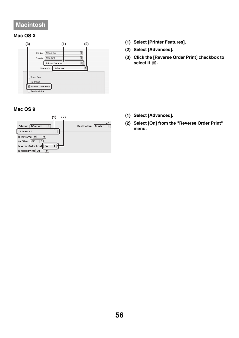 Macintosh | Sharp MX-M850 User Manual | Page 293 / 655