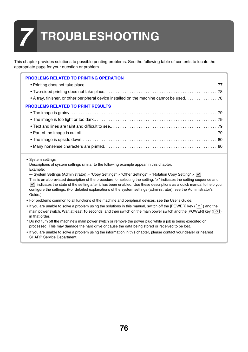 Troubleshooting | Sharp MX-M850 User Manual | Page 313 / 655